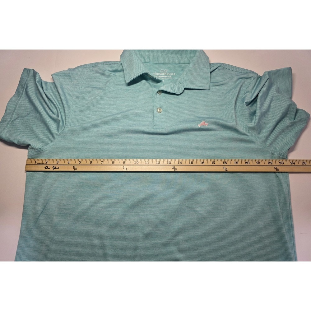 Vineyard Vines Mens Size‎ L Green Short Sleeve Polo Shirt - Picture 5 of 9